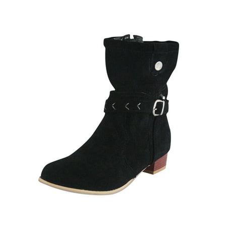 Boots Clearance Juebong Women s Low Heel Belt Buckle Frosted Side Zipper Round Head Vintage Ankle Boots
Boots Clearance Juebong Women s Low Heel Belt Buckle Frosted Side Zipper Round Head Vintage Ankle Boots