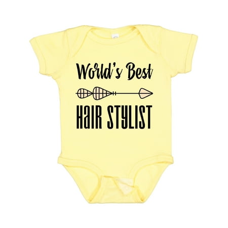 Inktastic Gift for Hair Stylists World s Best Gift Baby Boy or Baby Girl Bodysuit