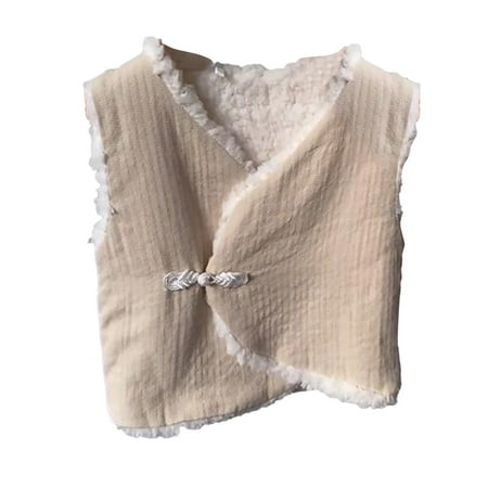 Baby Girls Boys Spring Winter Warm Thick Vest Clothes