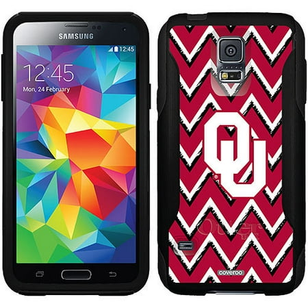Oklahoma Sketchy Chevron Design on OtterBox Commuter Series Case for Samsung Galaxy S5