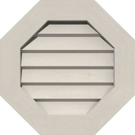 16 W x 16 H Octagonal Gable Vent (21 W x 21 H Frame Size): Primed Non-Functional Smooth Pine Gable Vent w/ Decorative Face Frame
16 W x 16 H Octagonal Gable Vent (21 W x 21 H Frame Size): Primed Non-Functional Smooth Pine Gable Vent w/ Decorative Face Frame