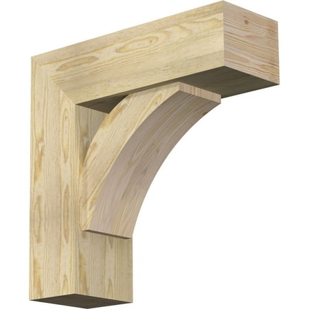 Ekena Millwork 8 W x 24 D x 24 H Thorton Block Rough Sawn Bracket w/ Offset Brace Douglas Fir
Ekena Millwork 8 W x 24 D x 24 H Thorton Block Rough Sawn Bracket w/ Offset Brace Douglas Fir