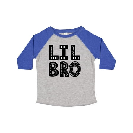 Inktastic Little Brother Lil Bro Boys Outfit Gift Toddler Boy Girl T-Shirt