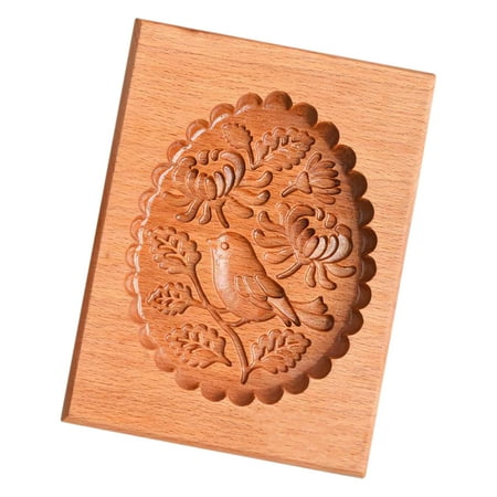 Cookie Embossing Mold Wooden Cookie DIY Mold Non-Sticky Baking Molds Gingerbread Mold Pine Cone Mold Cake Mold Suitable for Christmas Birthday Family Gatherings (Little Bird)
Cookie Embossing Mold Wooden Cookie DIY Mold Non-Sticky Baking Molds Gingerbread Mold Pine Cone Mold Cake Mold Suitable for Christmas Birthday Family Gatherings (Little Bird)