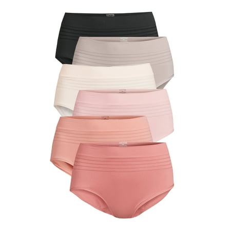 Yummie by Heather Thomson 6 pack Shadow Stripe Brief (Women s)