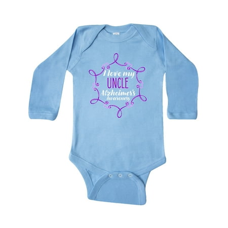 Inktastic I Love My Uncle Alzheimer s Awareness with Purple Hearts Gift Baby Boy or Baby Girl Long Sleeve Bodysuit
Inktastic I Love My Uncle Alzheimer s Awareness with Purple Hearts Gift Baby Boy or Baby Girl Long Sleeve Bodysuit