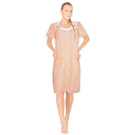 JEFFRICO Womens Dusters For Women Zipper Front Housecoat Lounger Duster House Dress Short Sleeve Nightgowns Pajamas Robe
JEFFRICO Womens Dusters For Women Zipper Front Housecoat Lounger Duster House Dress Short Sleeve Nightgowns Pajamas Robe