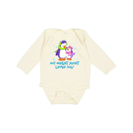 Inktastic My Great Aunt Loves Me! Cute Penguins Gift Baby Girl Long Sleeve Bodysuit
Inktastic My Great Aunt Loves Me! Cute Penguins Gift Baby Girl Long Sleeve Bodysuit