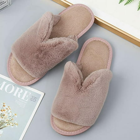 Women s Slippers Soft Plush Furry Open Toe Fur Slides Fuzzy Fluffy Slip on House Shoes Indoor Outdoor Slippers for Women
Women s Slippers Soft Plush Furry Open Toe Fur Slides Fuzzy Fluffy Slip on House Shoes Indoor Outdoor Slippers for Women