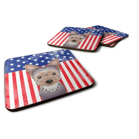 Carolines Treasures BB2162FC American Flag and Yorkie Puppy Foam Coaster Set of 4 3 1/2 x 3 1/2 multicolor
Carolines Treasures BB2162FC American Flag and Yorkie Puppy Foam Coaster Set of 4 3 1/2 x 3 1/2 multicolor