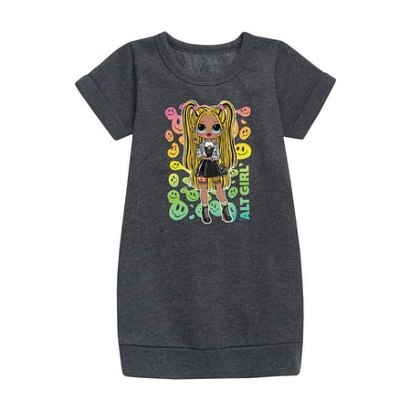 LOL OMG! Fashion Dolls - Rainbow ALT Girl - Toddler & Youth Girls Fleece Dress