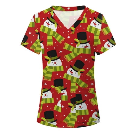 Youmylove Women Scrubs Top Short Sleeve V-Neck Tops Working Uniform Top Nurses Clothing Workwear
Youmylove Women Scrubs Top Short Sleeve V-Neck Tops Working Uniform Top Nurses Clothing Workwear