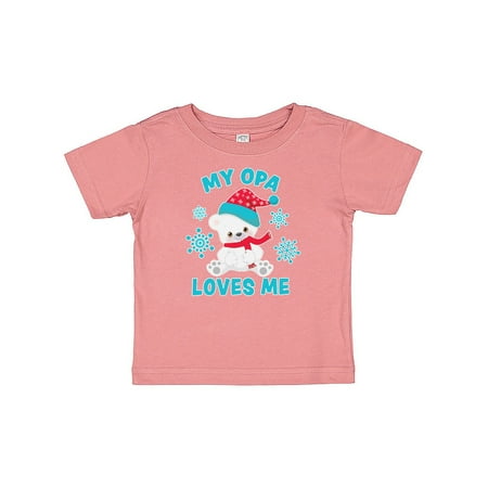Inktastic Polar Bear My Opa Loves Me in Santa Hat with Snowflakes Gift Baby Boy or Baby Girl T-Shirt
Inktastic Polar Bear My Opa Loves Me in Santa Hat with Snowflakes Gift Baby Boy or Baby Girl T-Shirt