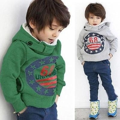 US STOCK Toddler Kid Boys Girls Sweatshirt Hooded Hoodies Coat Tops Pullover
US STOCK Toddler Kid Boys Girls Sweatshirt Hooded Hoodies Coat Tops Pullover