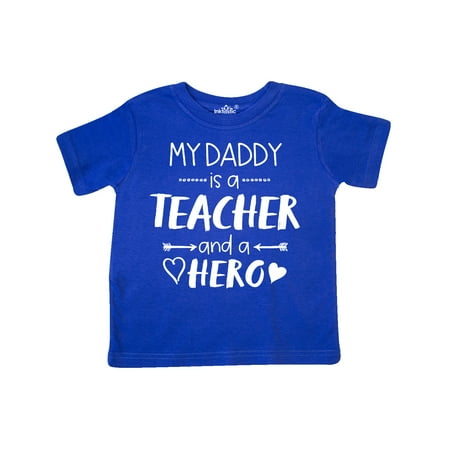 Inktastic My Daddy is a Teacher and a Hero Gift Toddler Boy or Toddler Girl T-Shirt
Inktastic My Daddy is a Teacher and a Hero Gift Toddler Boy or Toddler Girl T-Shirt