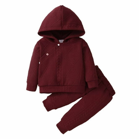 TDuzdltu Infant Toddler Baby Boys Girls Sweater Set Solid Color Hooded Top Long Sleeve Top Trousers Two Piece Set GIft on Clearance
TDuzdltu Infant Toddler Baby Boys Girls Sweater Set Solid Color Hooded Top Long Sleeve Top Trousers Two Piece Set GIft on Clearance