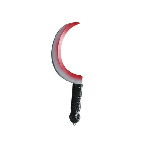 VKEKIEO Halloween Simulation Bloody Sharp Knife Plastic Chopper Prop Toy
