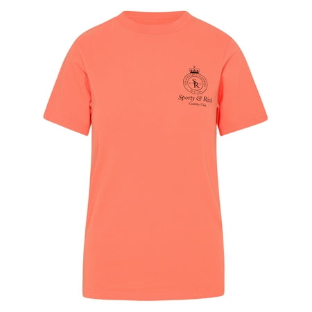 Sporty & Rich Woman T-Shirt Crown In Cotone