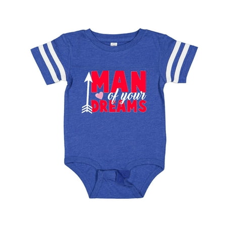 Inktastic Valentine s Day Man of Your Dreams with a Heart and Arrow Gift Baby Boy or Baby Girl Bodysuit
Inktastic Valentine s Day Man of Your Dreams with a Heart and Arrow Gift Baby Boy or Baby Girl Bodysuit