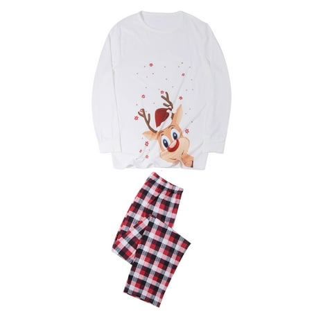 Christmas Gifts Christmas Family Pajamas Matching Sets Cute Deer Top + Plaid Pants Sleepwear Holiday PJs for Women/Men/Kids/Couples
Christmas Gifts Christmas Family Pajamas Matching Sets Cute Deer Top + Plaid Pants Sleepwear Holiday PJs for Women/Men/Kids/Couples