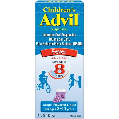 Advil Children's Suspension Liquid-Grape-4 Oz