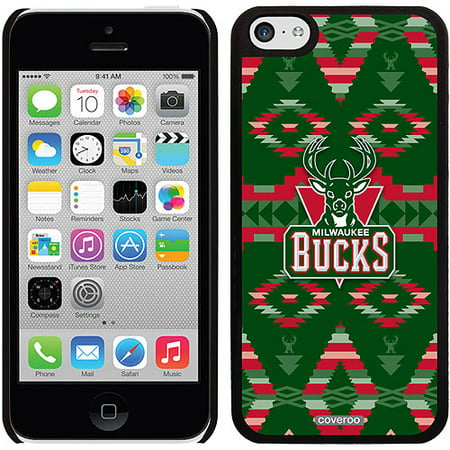 Milwaukee Bucks Tribal Print Design on Apple iPhone 5c Thinshield Snap-On Case by Coveroo