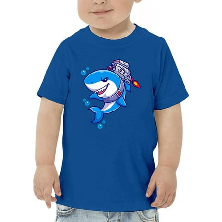 Cool Cartoon Shark W Jetpack T-Shirt Toddler -Image by Shutterstock 4 Toddler
Cool Cartoon Shark W Jetpack T-Shirt Toddler -Image by Shutterstock 4 Toddler