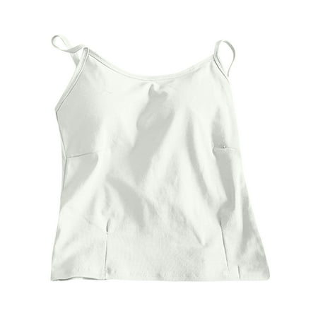 Wiueurtly Women Casual Solid Color Multi Color Camisole Beautiy Back No Steel Ring Inner Vest Bra Tops for Women with Padding
Wiueurtly Women Casual Solid Color Multi Color Camisole Beautiy Back No Steel Ring Inner Vest Bra Tops for Women with Padding