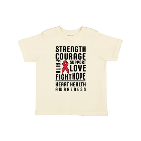 Inktastic Heart Health Awareness Strength Courage Support Gift Toddler Boy or Toddler Girl T-Shirt
Inktastic Heart Health Awareness Strength Courage Support Gift Toddler Boy or Toddler Girl T-Shirt