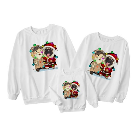 Christmas Pajamas for Family Parent-child Christmas Dog Printed O-Neck Shirts Tops Pullover Family Matching Sweatshirts
Christmas Pajamas for Family Parent-child Christmas Dog Printed O-Neck Shirts Tops Pullover Family Matching Sweatshirts