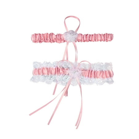 1 Pair of Bridal Garters Beautiful Lace Thigh Ring Floral Design Leg Band for Wedding Party (Pink and White)
1 Pair of Bridal Garters Beautiful Lace Thigh Ring Floral Design Leg Band for Wedding Party (Pink and White)