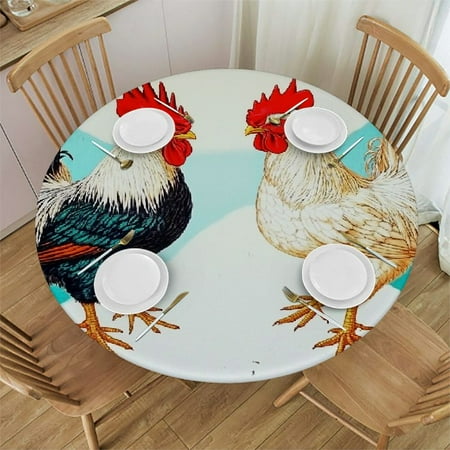 FUMJ Roosters Round Tablecloth Outdoor Picnic Camping and Indoor Kitchen Dining Party 100% Polyester Fiber 31 -35
FUMJ Roosters Round Tablecloth Outdoor Picnic Camping and Indoor Kitchen Dining Party 100% Polyester Fiber 31 -35