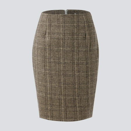 NECHOLOGY Pencil Plaid Skirts For Women Fall Winter High Waisted Bodycon Knee Length Wool Midi Skirt With Slit Table Skirt Clips Skirt Grey X-Large
NECHOLOGY Pencil Plaid Skirts For Women Fall Winter High Waisted Bodycon Knee Length Wool Midi Skirt With Slit Table Skirt Clips Skirt Grey X-Large