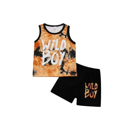 Suanret 2Pcs Kids Baby Boys Clothes Sets Summer Letter Print Round Neck Sleeveless T-Shirt+Shorts Beachwear Yellow 18-24 Months
Suanret 2Pcs Kids Baby Boys Clothes Sets Summer Letter Print Round Neck Sleeveless T-Shirt+Shorts Beachwear Yellow 18-24 Months