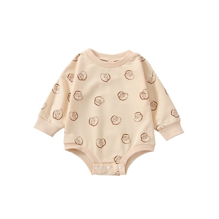 jaweiwi Baby Boys Girls Christmas Romper Long Sleeve Crew Neck Santa Claus Print Bodysuit for Casual Daily Size 0 6 12 18 24 M
jaweiwi Baby Boys Girls Christmas Romper Long Sleeve Crew Neck Santa Claus Print Bodysuit for Casual Daily Size 0 6 12 18 24 M