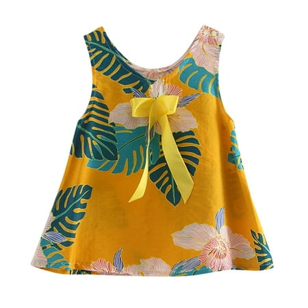 Alueeu dress for girl Toddler Baby Kids Girls Sleeveless Floral Leaf Print Bow Dresses Casual Clothes
Alueeu dress for girl Toddler Baby Kids Girls Sleeveless Floral Leaf Print Bow Dresses Casual Clothes