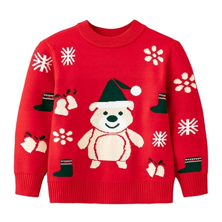 Quealent Boys Sweater Male Big Kid Toddlers Zip up Hoodie Toddler Boys Girls Winter Long Sleeve Christmas Cartoon Bear Knit Boys Quarter (Red 4-5 Years)
Quealent Boys Sweater Male Big Kid Toddlers Zip up Hoodie Toddler Boys Girls Winter Long Sleeve Christmas Cartoon Bear Knit Boys Quarter (Red 4-5 Years)