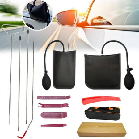 Wrea Universal Car Emergency Tool Kit Long Reach Grabber Air Wedge Bag Set Essential Automotive Car Tool for Cars Trucks
Wrea Universal Car Emergency Tool Kit Long Reach Grabber Air Wedge Bag Set Essential Automotive Car Tool for Cars Trucks