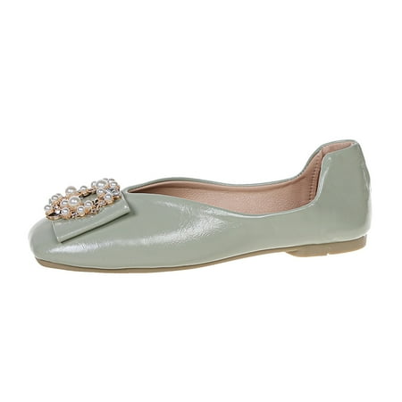Casual Shoes for Women Comfortable Sole Toe Shoes Fashion Single Soft Flat Shoes Women S Square Women S Casual Shoes Women Casual Shoes Pu Green 41
Casual Shoes for Women Comfortable Sole Toe Shoes Fashion Single Soft Flat Shoes Women S Square Women S Casual Shoes Women Casual Shoes Pu Green 41