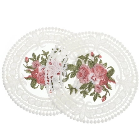 2pcs Small Doilies Embroidered Flowers Coaster Lace Coaster Romantic Floral Place Mats
2pcs Small Doilies Embroidered Flowers Coaster Lace Coaster Romantic Floral Place Mats