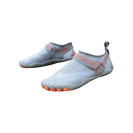 Crocowalk Womens Mens Barefoot Quick Dry Beach Shoe Slip On Water Shoes Athletic Surf Aqua Socks Unisex Casual Lace Up Flats Gray Style B 10.5
Crocowalk Womens Mens Barefoot Quick Dry Beach Shoe Slip On Water Shoes Athletic Surf Aqua Socks Unisex Casual Lace Up Flats Gray Style B 10.5