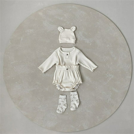 kpoplk Baby Girl Summer Outfits Toddler Baby Girls Ruffled Sleeveless Romper Cotton Bodysuit Jumpsuit Sunsuit Headband 2Pcs Summer Outfit(White)
kpoplk Baby Girl Summer Outfits Toddler Baby Girls Ruffled Sleeveless Romper Cotton Bodysuit Jumpsuit Sunsuit Headband 2Pcs Summer Outfit(White)