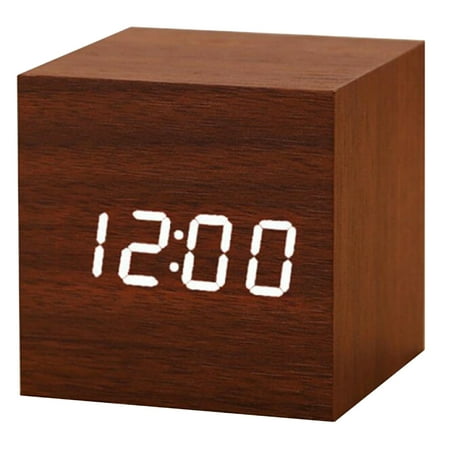 Wood Digital Alarm with Day Date Humidity 3 Brightness Voice Control Indoor Hygrometer for Bedside Desk Greenhouse Garden Cellar
Wood Digital Alarm with Day Date Humidity 3 Brightness Voice Control Indoor Hygrometer for Bedside Desk Greenhouse Garden Cellar