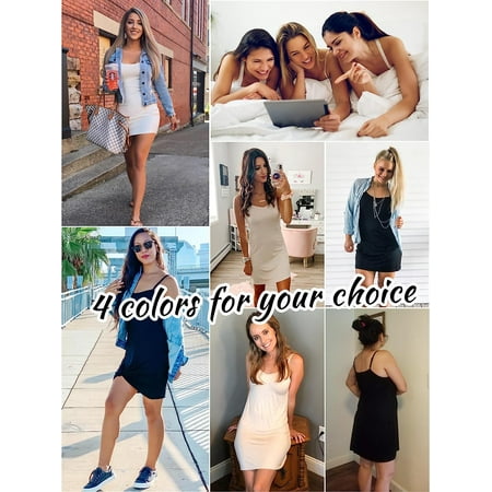 Women Full Slips Sexy Soft Under Dress Basic Adjustable Spaghetti Strap Cami Slip Chemises V Neck Negligee
Women Full Slips Sexy Soft Under Dress Basic Adjustable Spaghetti Strap Cami Slip Chemises V Neck Negligee