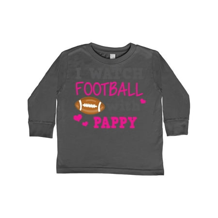 Inktastic I Watch Football with My Pappy Gift Toddler Toddler Girl Long Sleeve T-Shirt
Inktastic I Watch Football with My Pappy Gift Toddler Toddler Girl Long Sleeve T-Shirt