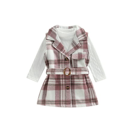 Toddler Kids Girl 2Pcs Spring Fall Outfits Long Sleeve Knit Tops Sleeveless Belted Coat Set
Toddler Kids Girl 2Pcs Spring Fall Outfits Long Sleeve Knit Tops Sleeveless Belted Coat Set