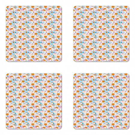 Abstract Coaster Set of 4 Modern Fun Graphic with Petals and Colorful Geometric Shapes Print Square Hardboard Gloss Coasters Standard Size Pale Taupe Multicolor by Ambesonne
Abstract Coaster Set of 4 Modern Fun Graphic with Petals and Colorful Geometric Shapes Print Square Hardboard Gloss Coasters Standard Size Pale Taupe Multicolor by Ambesonne