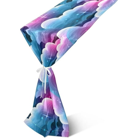 Hyjoy Table Runner Fairy Clouds Colorful Machine Washable Non-Slip Farmhouse Table Runners for Dinner Party Holidays Home Decor 13 x 90 Inch
Hyjoy Table Runner Fairy Clouds Colorful Machine Washable Non-Slip Farmhouse Table Runners for Dinner Party Holidays Home Decor 13 x 90 Inch