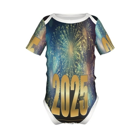 Lukts 2025 New Year 5 Print Baby Short Sleeve Romper Onesie for Newborn Baby Boys and Girls-18 Months
Lukts 2025 New Year 5 Print Baby Short Sleeve Romper Onesie for Newborn Baby Boys and Girls-18 Months
