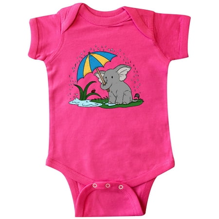 Inktastic Cute Elephant with Umbrella in the Rain Gift Baby Boy or Baby Girl Bodysuit
Inktastic Cute Elephant with Umbrella in the Rain Gift Baby Boy or Baby Girl Bodysuit
